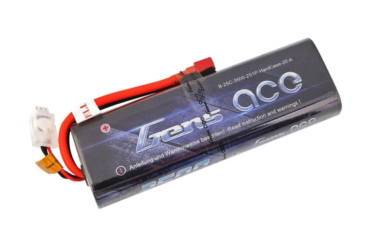 Batteri - 7,4V 3500mAh LiPo - 25C - Gens