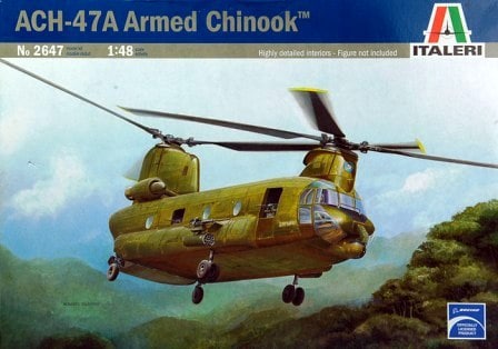 RC Radiostyrt Byggmodell helikopter - CH-47 Chinook - Super detail set - 1:48 - IT