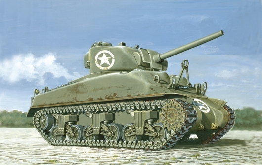 Byggmodell stridsvagn - M 4 SHERMAN - 1:72 - IT