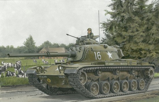 RC Radiostyrt Byggmodell stridsvagn - M60 Patton - 1:35 - Dr