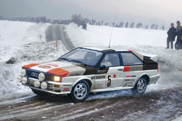 RC Radiostyrt Byggmodell bil - Audi Quattro Rally - 1:24 - IT