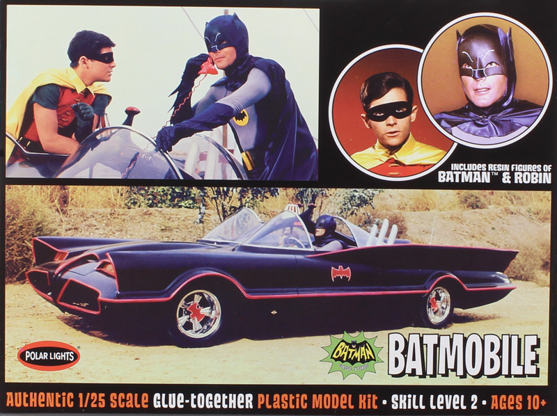 RC Radiostyrt Byggmodell bil - Batmobile Batman och Robin - 1:25 - PL