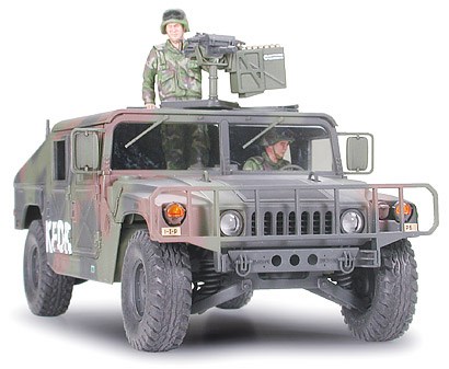 RC Radiostyrt Stridsfordon byggmodell - Humvee armament carrier - 1:35 - Tamyia