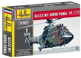 RC Radiostyrt Byggmodell helikopter - AS 332 M1 Super Puma - 1:72 - Heller