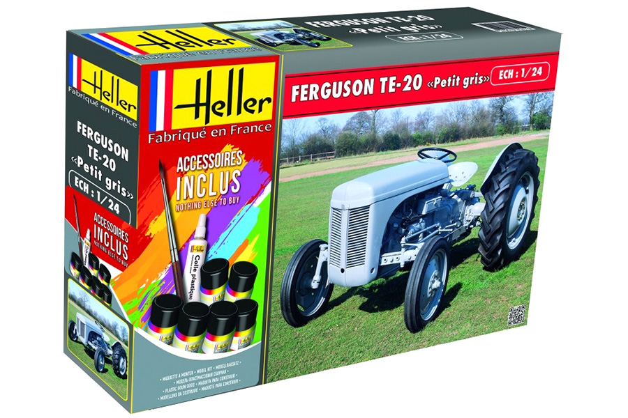 Byggmodell Traktor - Ferguson Grlle - Traktor - 1:24 - Heller