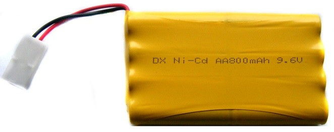 RC Radiostyrt Batteri - 9,6V 800mAh NiCD - Land Buster 4WD12