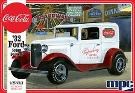 RC Radiostyrt Byggmodell bil - 1932 Coca-Cola Ford Sedan Delivery - 1:25 - MPC