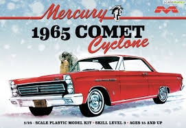 RC Radiostyrt Byggmodell bil - 1965 Mercury Comet Cyclone - 1:25 - Moebius Models