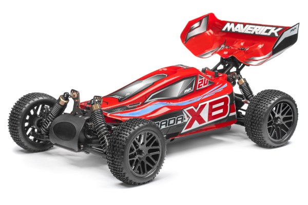RC Radiostyrt BUGGY PAINTED BODY RED - XB