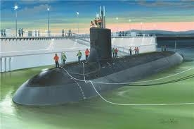RC Radiostyrt Byggmodell ubåt - USS Virginia SSN-774 - 1:350 - Hobbyboss