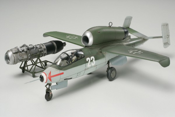 RC Radiostyrt Byggmodell flygplan -  Heinkel He162 A-2 Salamander 1:48 Tamiya