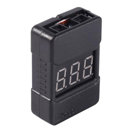 RC Radiostyrt Mini tester, alarm, buzzer LiPo 2-8S - BX100