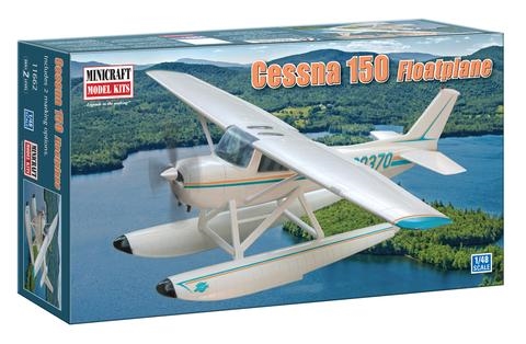 RC Radiostyrt Byggmodell Sjöflygplan - Cessna 150 Float Plane - 1:48 - MiniCraft
