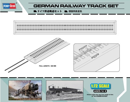 RC Radiostyrt Byggsats Räls - Railway Track set - 1:72 - HobbyBoss