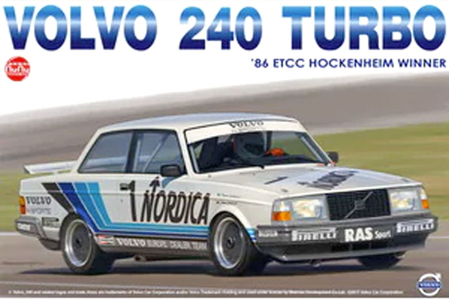 RC Radiostyrt Byggsats bil - Volvo 240 Turbo 1986 ETCC Hockenheim - 1:24 - Beemax
