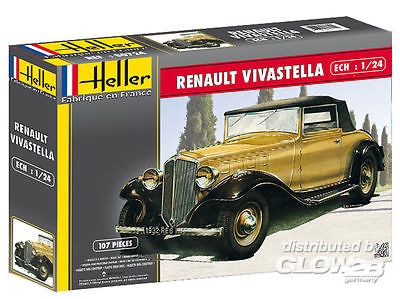 RC Radiostyrt Byggmodell bil - Renault VIVastella - 1:24 - Heller