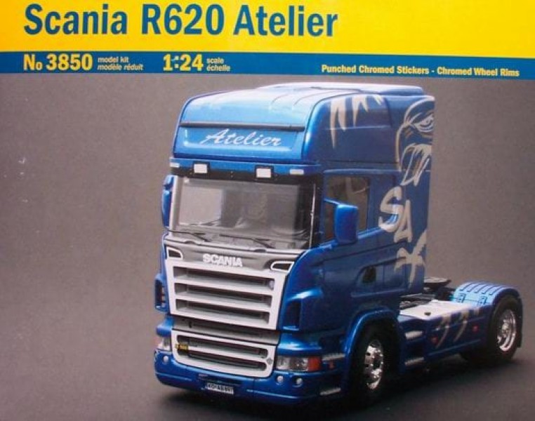 RC Radiostyrt Byggmodell lastbil - Scania R620 Atelier - 1:24 - Italieri