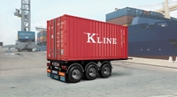 Byggmodell 20 fots Container Trailer - 1:24 - Italieri
