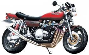 RC Radiostyrt Byggmodell motorcykel - Kawasaki 750Rs Zii Super 1:12 Aoshima