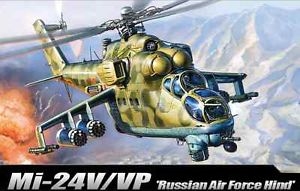 RC Radiostyrt Byggmodell helikopter - Mi-24V/Vp Hind E - 1:72 - Academy