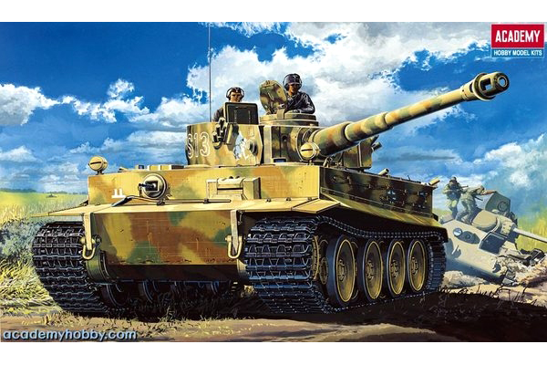 RC Radiostyrt Byggmodell stridsvagn - Tiger 1 early version - 1:35 - Academy