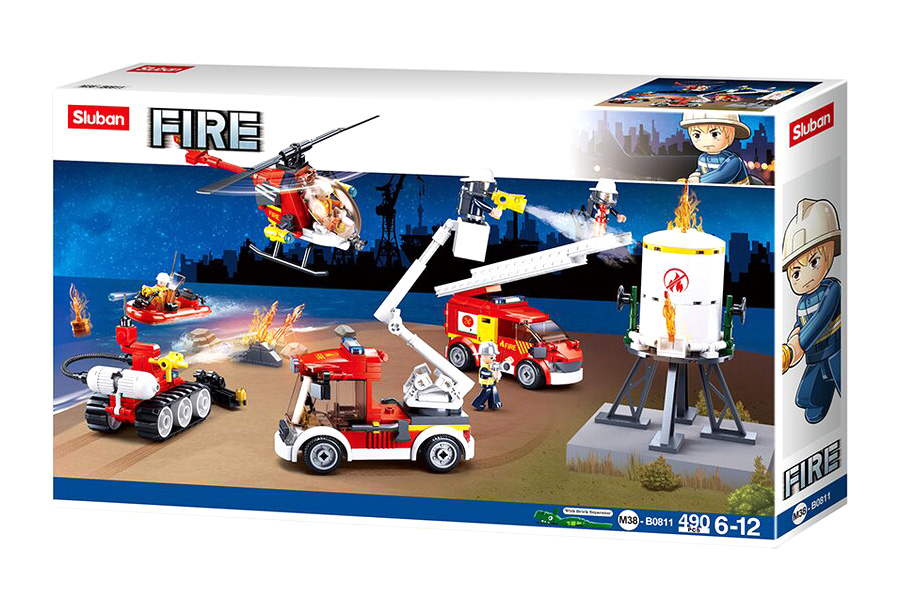 Fire Brigade Set B0811 - Sluban