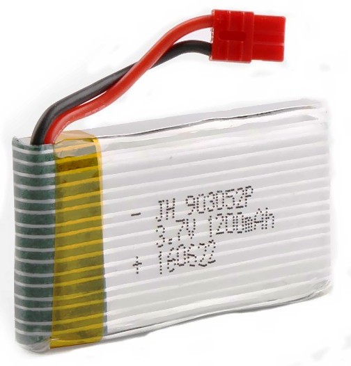 RC Radiostyrt Batteri - 3,7V 1200mAh LiPo - X5HC / X5HW