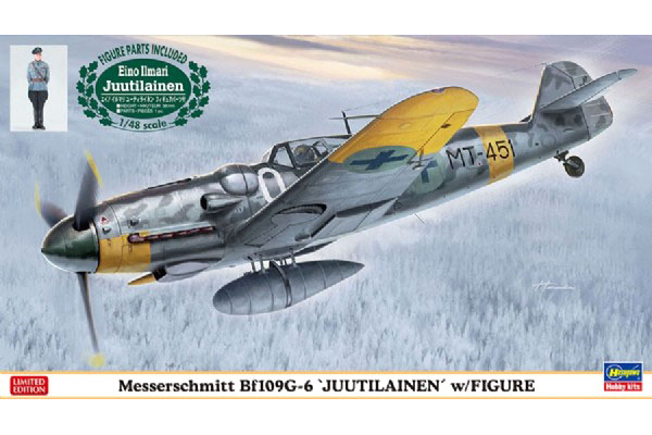 RC Radiostyrt Byggmodell flygplan - Messerschmitt Bf109G-6 - 1:48 - Hasegawa