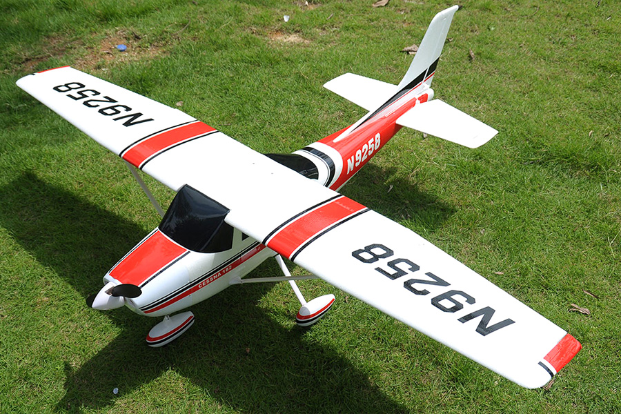 Flygplan - Cessna Skylane 182 - Air Trainer 1410 BL 2,4Ghz - EPO - 4ch - Röd - RTF