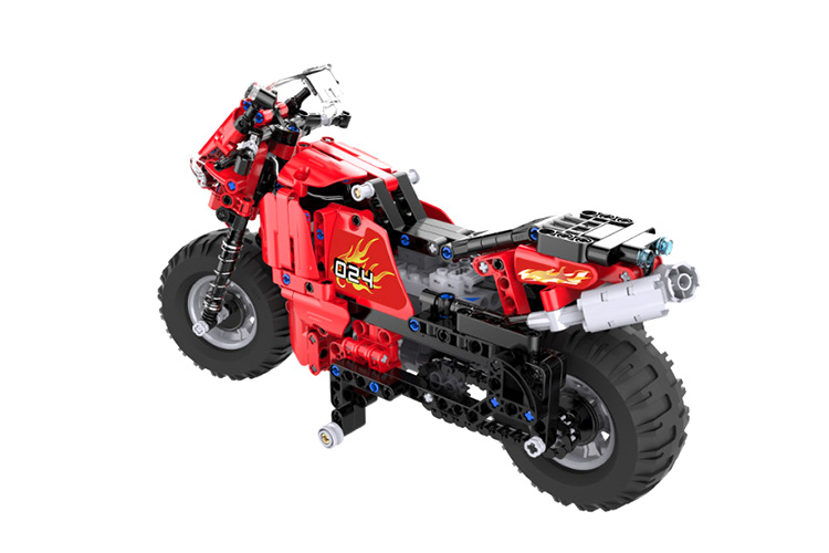 RC bygg modell - CaDA Technic Race Track Motorcycle  - 2,4Ghz - DE