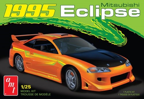 RC Radiostyrt Byggmodell bil - 1995 Mitsubishi Eclipse - 1:25 - AMT