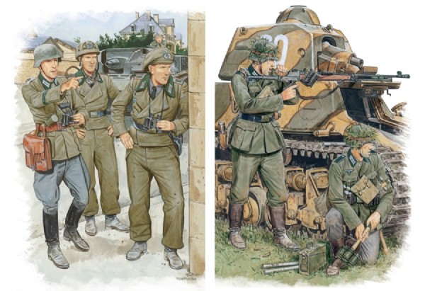 RC Radiostyrt Byggmodell gubbar - Blitzkrieg In The West France 1940 - 1:35 - Dragon