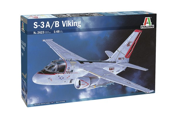 RC Radiostyrt Byggmodell flygplan - S-3A/B Viking - 1:48 - Italieri