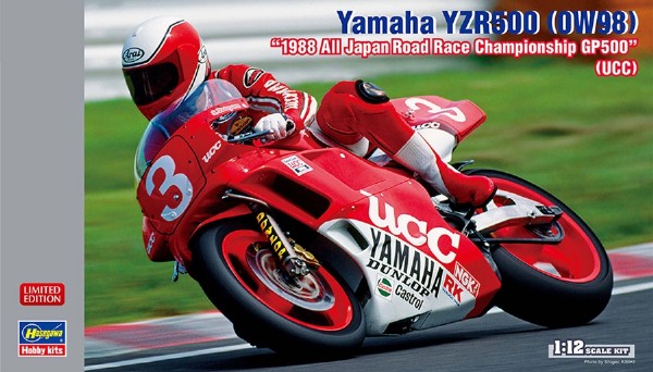 RC Radiostyrt Byggmodell motorcykel - Yamaha YZR500 (0W98) - 1:12 - Hasegawa
