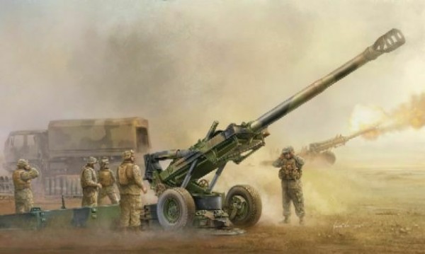 RC Radiostyrt Byggsats stridsfordon - M198 Medium Towed Howitzer - 1:35 - Trumpeter