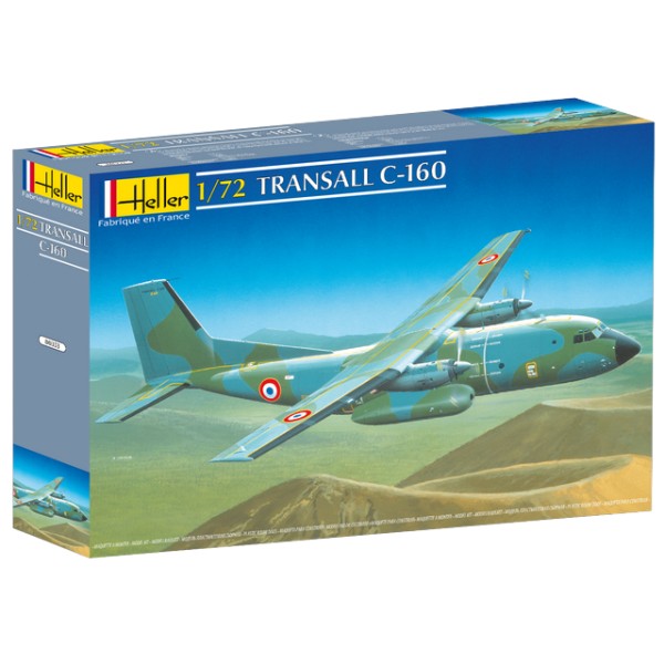 RC Radiostyrt Byggmodell flygplan - Transall C 160 - 1:72 - Heller
