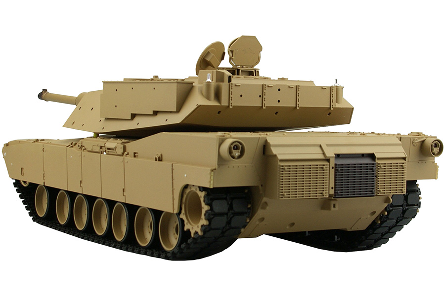 Radiostyrd stridsvagn - 1:16 - M1A2 Abrams - 2,4Ghz - Met. vxl BB+IR - RTR