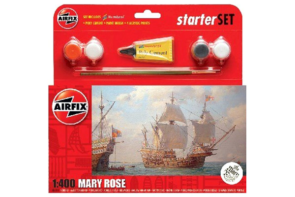 RC Radiostyrt Small Starter Set 1:400 Mary Rose, new, AirFix, 55114A