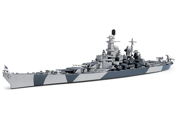 Byggmodell krigsfartyg - U.S. Battleship Iowa - 1:700 - Tamiya