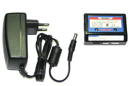 RC Radiostyrt Batteriladdare - 7,4V-11,1V LiPo, LiIon - V3 - 800mAh - TS