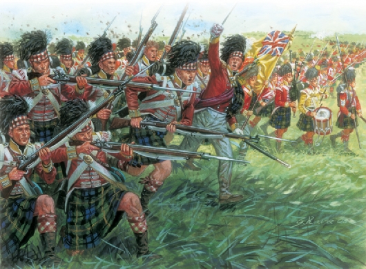 RC Radiostyrt Byggmodell  - Napoleonic Wars - Scots Infantry - 1:72 - Italieri