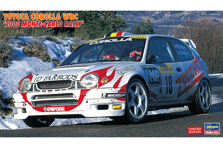 RC Radiostyrt Byggmodell bil - Toyota Corolla  WRC -  1:24 - Hasegawa