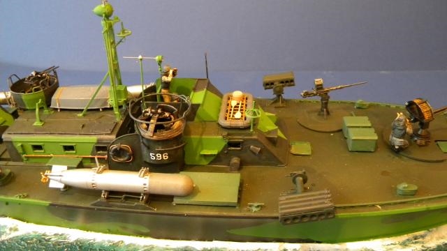 Byggmodell krigsfarty - U.S. Navy Elco 80 Torpedo Boat - 1:48 - Merit