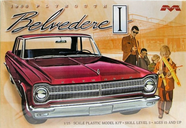 Byggmodell bil - 1965 Plymouth Belvedere - 1:25 - Moebius