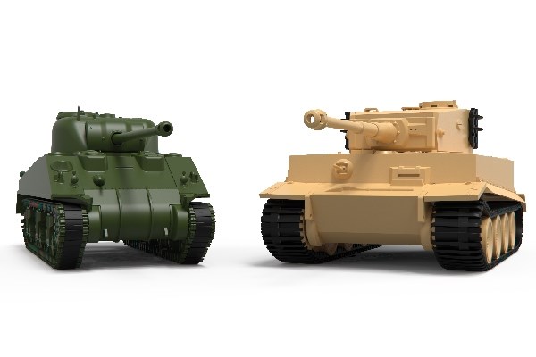 Classic Conflict Tiger 1 vs Sherman Firefly - 1:72 - AirFix