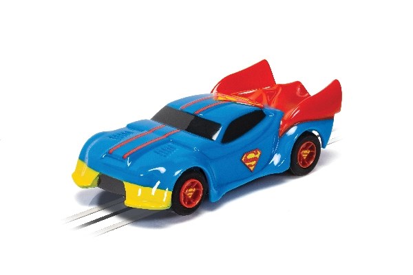RC Radiostyrt Micro Scalextric - Justice League Superman Car - 1:64