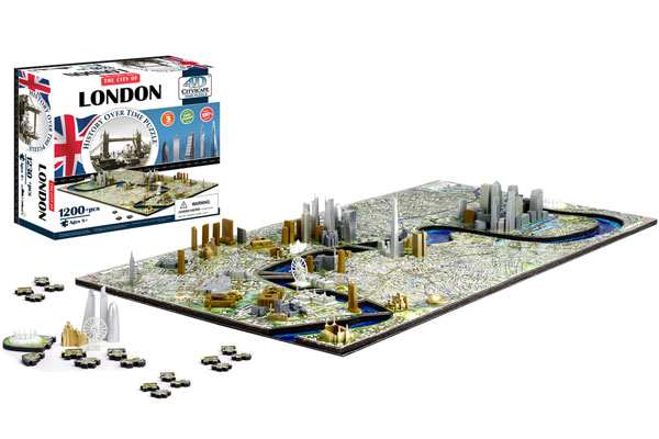 4D Cityscape Puzzle London, England