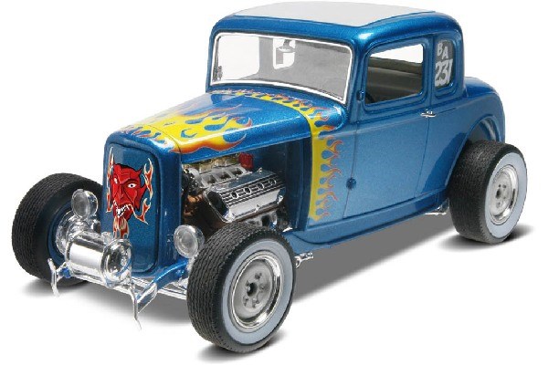 RC Radiostyrt Byggmodell bil - 1932 Ford 5 Window Coupe 2n1 - 1:25 - Revell