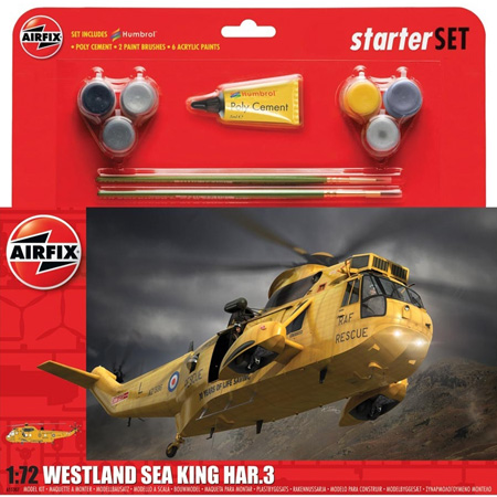 RC Radiostyrt Helikoptermodell - Westland Sea King Har.3 - 1:72 - Airfix