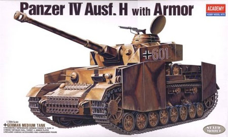 RC Radiostyrt Byggmodell tanks  - German Panzer Iv Ausf.H W:Armor - 1:35 - AC